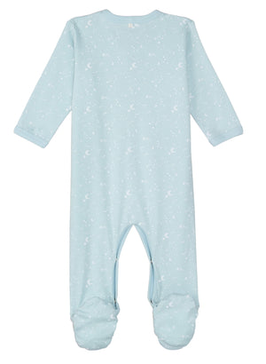 Snap-Front Footie – Moon and Stars