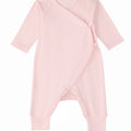 Side-Snap Kimono Drop-Needle – Pink
