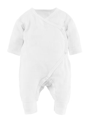 Side-Snap Kimono Muslin – Organic White