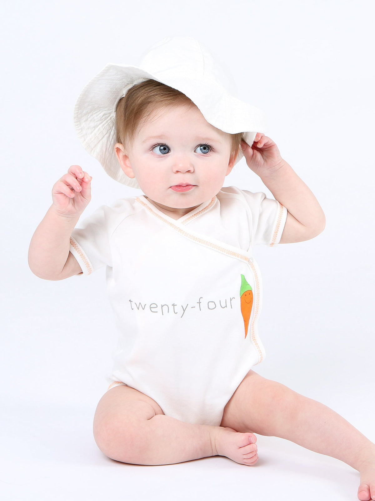 Sun Hat Muslin – Organic White