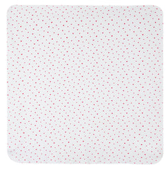 Baby Blanket – Red Hearts