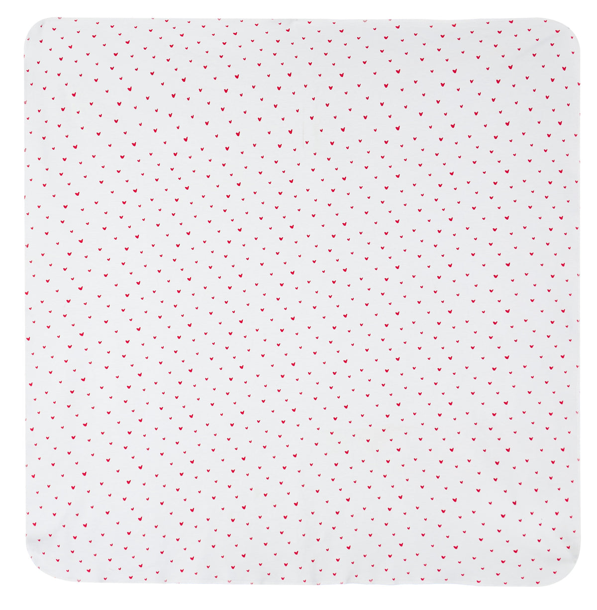 Baby Blanket – Red Hearts